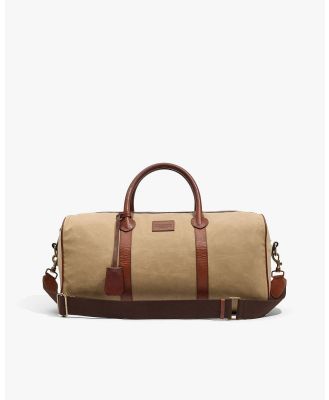 Country Road - Leather Trim Logo Duffle Bag - Duffle Bags (Neutrals) Leather Trim Logo Duffle Bag
