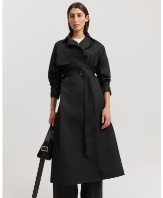 Country Road - Relaxed Trench Coat - Coats & Jackets (Black) Relaxed Trench Coat