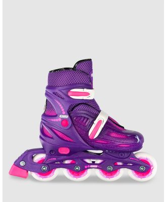 Crazy Skates - 148 Adjustable Inline - Performance Shoes (Purple) 148 Adjustable Inline
