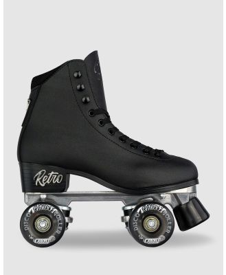 Crazy Skates - Retro Roller - Performance Shoes (Black) Retro Roller
