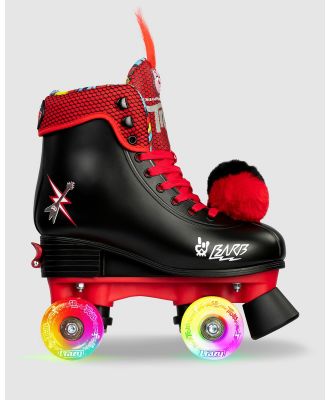 Crazy Skates - Trolls World Tour   Size Adjustable Roller Skate - Performance Shoes (Black/Red) Trolls World Tour - Size Adjustable Roller Skate