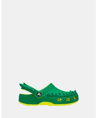 Crocs - Classic Clog Fun Lab Spikes Infant - Sandals (Acidity/Green) Classic Clog Fun Lab Spikes Infant