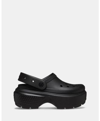 Crocs - Stomp Clogs   Unisex - Casual Shoes (Black) Stomp Clogs - Unisex