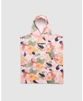 Crywolf - Hooded Towel Tropical Floral - Home (Multi) Hooded Towel Tropical Floral