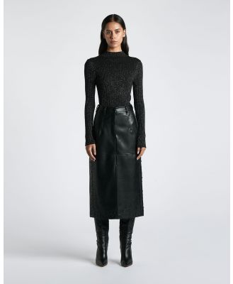 CUE - Embellished Midi Skirt - Skirts (Black) Embellished Midi Skirt
