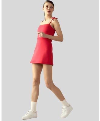 Cynthia Rowley - BONDED SHOULDER TIES DRESS - Sleepwear (Red) BONDED SHOULDER TIES DRESS