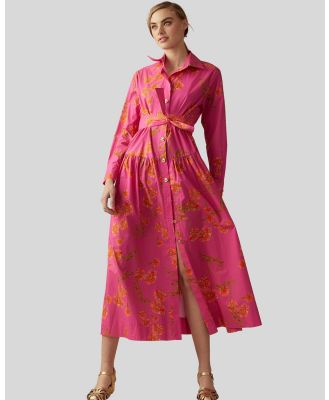 Cynthia Rowley - COTTON SHIRT DRESS - Dresses (pink) COTTON SHIRT DRESS