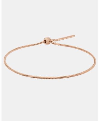 Daniel Wellington - Charm Snake Bracelet - Jewellery (Rose Gold) Charm Snake Bracelet