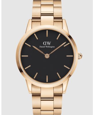 Daniel Wellington - Iconic Link 40mm - Watches (Rose gold) Iconic Link 40mm