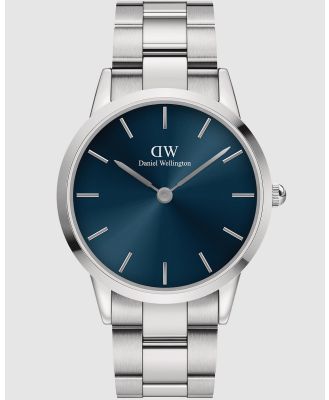 Daniel Wellington - Iconic Link Arctic 40mm - Watches (Silver) Iconic Link Arctic 40mm
