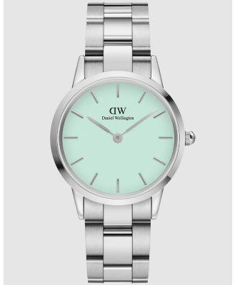 Daniel Wellington - Iconic Link Mint 32mm - Watches (Silver) Iconic Link Mint 32mm