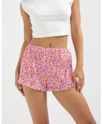 Dazie - Bloom Rayon Floral Frill Shorts - Shorts (Ditsy Floral) Bloom Rayon Floral Frill Shorts