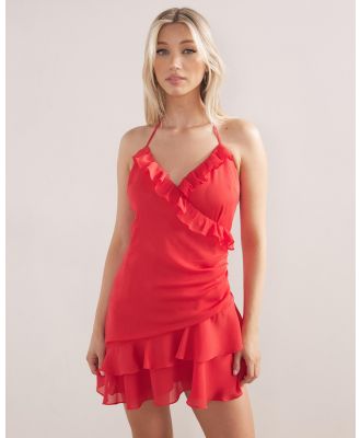 Dazie - Los Cabos Ruffle Mini Dress - Dresses (Red) Los Cabos Ruffle Mini Dress