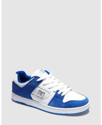 DC Shoes - Men's Manteca 4 Skate Shoes - Tops (BLUE/WHITE) Men's Manteca 4 Skate Shoes