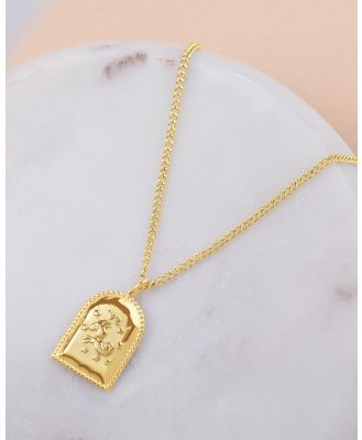 Dear Addison - Capricorn Zodiac Necklace - Jewellery (Gold) Capricorn Zodiac Necklace
