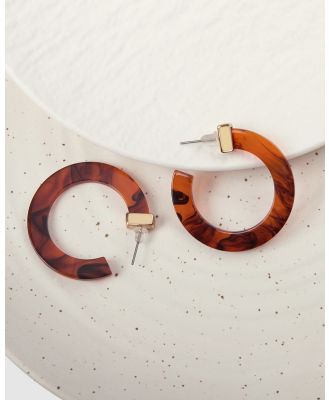 Dear Addison - Creme Brule Hoops - Jewellery (neutrals) Creme Brule Hoops