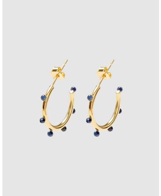 Dear Addison - Delta Hoops - Jewellery (Blue) Delta Hoops