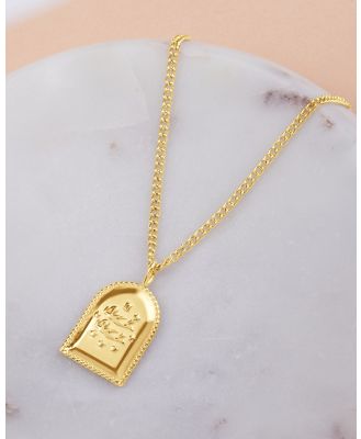 Dear Addison - Pisces Zodiac Necklace - Jewellery (Gold) Pisces Zodiac Necklace