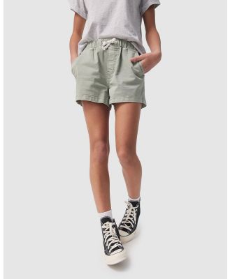 Decjuba Kids - Tilly Pull On Shorts    Teens - Denim (Sage) Tilly Pull On Shorts  - Teens