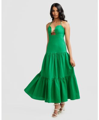 DERMA Department - Capri Maxi Dress - Dresses (Green) Capri Maxi Dress