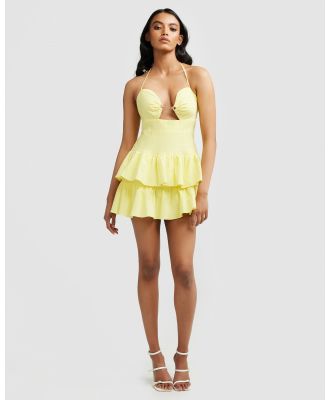 DERMA Department - Capri Mini Dress - Dresses (Lemon) Capri Mini Dress