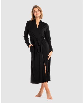 Deshabille - Manor Robe - Sleepwear (Black) Manor Robe