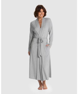 Deshabille - Manor Robe - Sleepwear (Grey Marle) Manor Robe