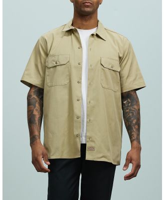 Dickies - 1574 SS Shirt - Casual shirts (Khaki) 1574 SS Shirt