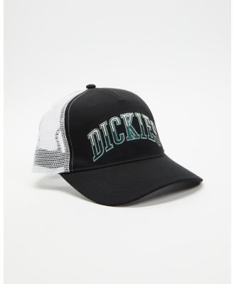 Dickies - Big League Trucker Cap - Headwear (Black & White) Big League Trucker Cap