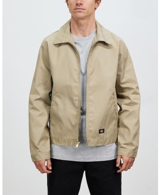 Dickies - Unlined Eisenhower Work Jacket - Coats & Jackets (Khaki) Unlined Eisenhower Work Jacket