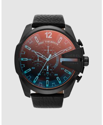 Diesel - Mega Chief Black Chronograph Watch - Watches (Black) Mega Chief Black Chronograph Watch