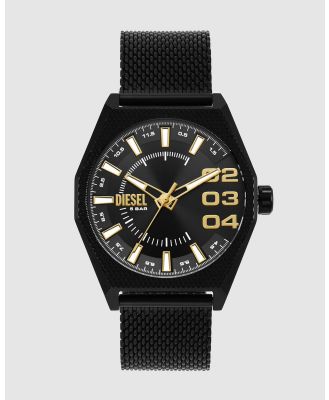 Diesel - Scraper Black Analogue Watch - Watches (Black) Scraper Black Analogue Watch