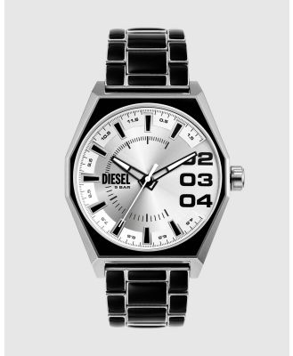 Diesel - Scraper Two Tone Analogue Watch - Watches (Black) Scraper Two Tone Analogue Watch