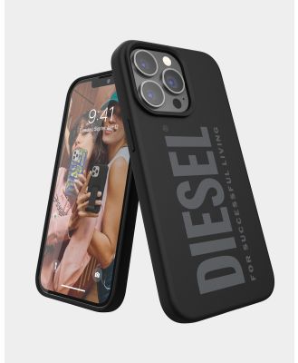 Diesel - SILICONE iPhone 12 12 Pro Protective Phone Case Slim Bumper - Tech Accessories (Black) SILICONE iPhone 12-12 Pro Protective Phone Case Slim Bumper