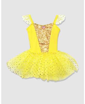 Disney Princess by Pink Poppy - Disney Princess Belle Sparkling Tutu Dress - Dresses (Yellow) Disney Princess Belle Sparkling Tutu Dress
