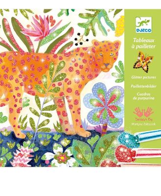 Djeco - Djeco Glitter Sand Tropico - Colouring Books (Multi) Djeco Glitter Sand Tropico