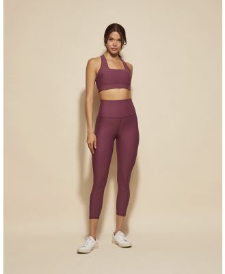 dk active - Next Level Tight - 7/8 Tights (Wine) Next Level Tight