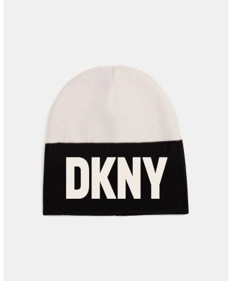 DKNY - Pull On Hat   Kids - Headwear (Off White) Pull On Hat - Kids
