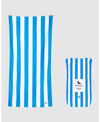 Dock & Bay - Beach Towel Cabana Collection XL Bondi Blue - Home (Blue) Beach Towel Cabana Collection XL Bondi Blue