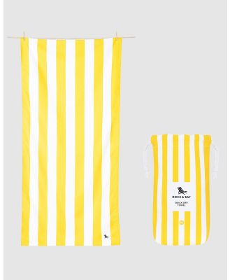Dock & Bay - Beach Towel Cabana Collection XL Boracay Yellow - Home (Yellow) Beach Towel Cabana Collection XL Boracay Yellow