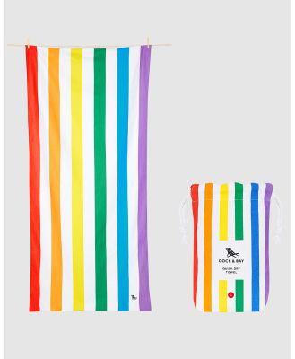 Dock & Bay - Beach Towel Summer Collection L Rainbow Skies - Home (Multi) Beach Towel Summer Collection L Rainbow Skies