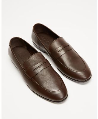 Double Oak Mills - Anthony Leather Loafers - Shoes (Brown) Anthony Leather Loafers