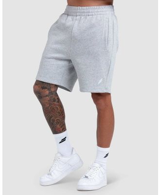 Doyoueven - Men's Essential Cotton Shorts - Shorts (Grey) Men's Essential Cotton Shorts