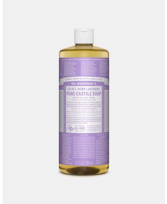 Dr Bronner's - Pure Liquid Castile Soap Lavender 946ml - Skincare (Purple) Pure Liquid Castile Soap Lavender 946ml