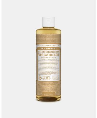 Dr Bronner's - Pure Liquid Castile Soap   Sandalwood Jasmine 473ml - Skincare (Sandalwood Jasmine) Pure Liquid Castile Soap - Sandalwood Jasmine 473ml