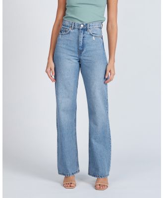 Dr Denim - Echo Jeans - High-Waisted (Blue Jay) Echo Jeans