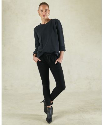 DRICOPER DENIM - Active Jeans - Crop (Jet Black) Active Jeans