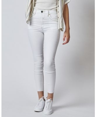 DRICOPER DENIM - DCD Hi Jeans - Crop (Crispy White) DCD Hi Jeans