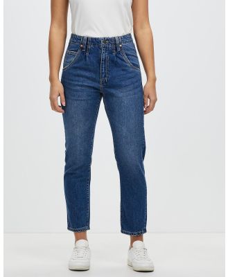 DRICOPER DENIM - Drifter Straight Leg Jeans - Crop (Blur Blue) Drifter Straight Leg Jeans