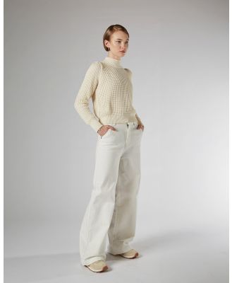 DRICOPER DENIM - Hildy Cotton Sweater - Jumpers & Cardigans (Ivory) Hildy Cotton Sweater